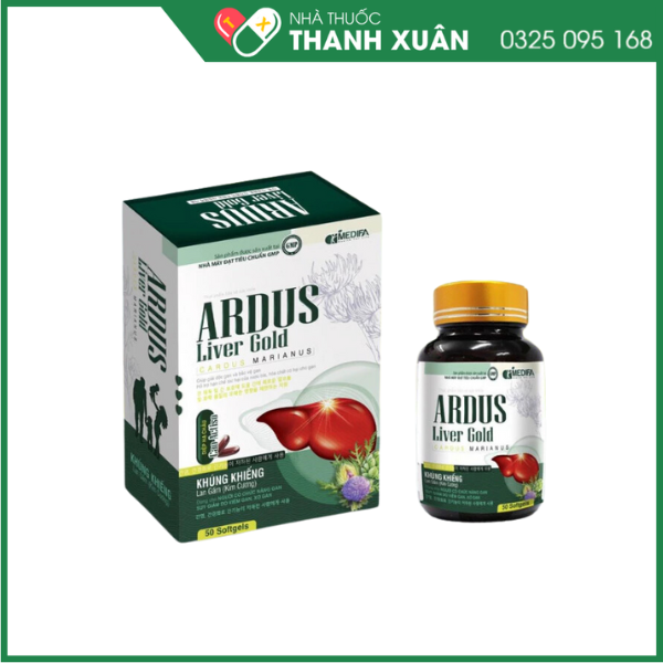 Viên uống ARDUS Liver Gold giúp hỗ trợ thanh nhiệt và tăng cường chức năng gan.